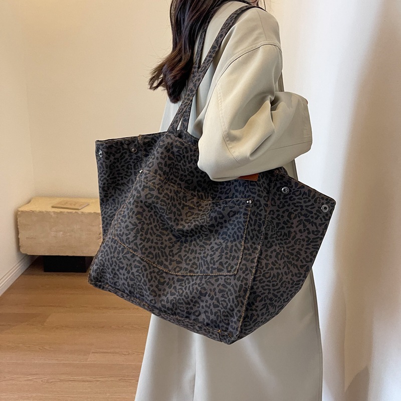 Women’s Large Canvas Shoulder Bag – Casual High Capacity Tote - Image 9