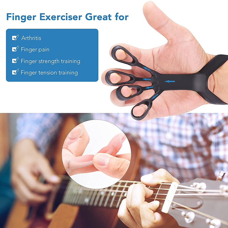 Silicone Grip Device Finger Exercise Stretcher Arthritis Hand Grip Trainer Strengthen Rehabilitation Training To Relieve Pain - Image 8