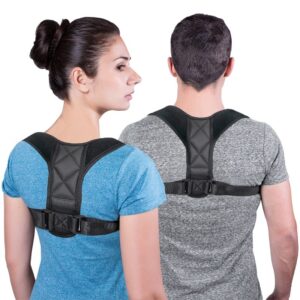 Adjustable Clavicle Posture Corrector & Lower Back Support Brace for Men and Women