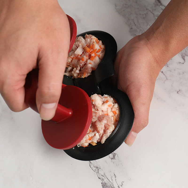 Kitchen Burger Mold Artifact Gadget Hamburger Press Mold Multifunctional Convenient And Reusable Round Patty Press Burger - Image 3