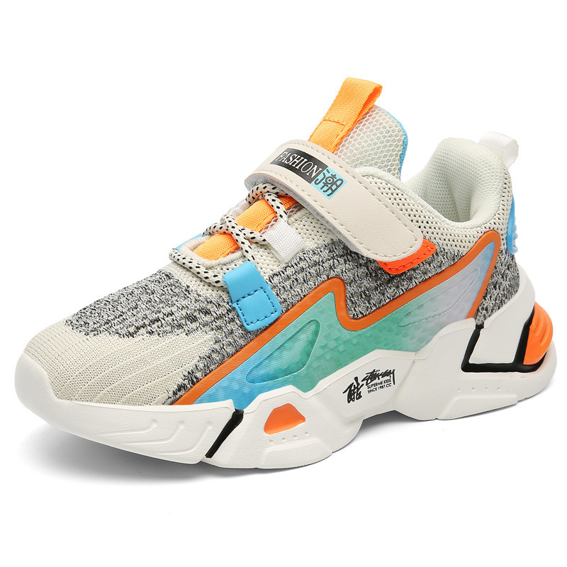 Childrens Flying Knit Sneakers Boys Casual Sneakers - Image 3