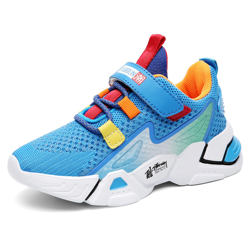 Childrens Flying Knit Sneakers Boys Casual Sneakers - Image 2