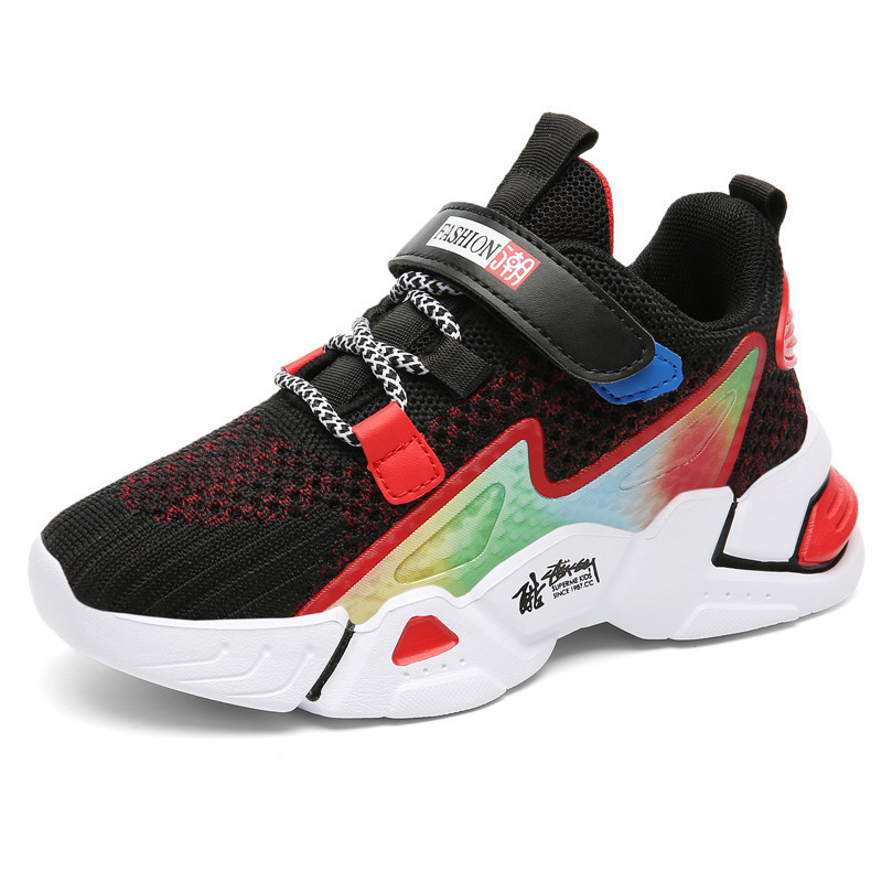 Childrens Flying Knit Sneakers Boys Casual Sneakers - Image 4