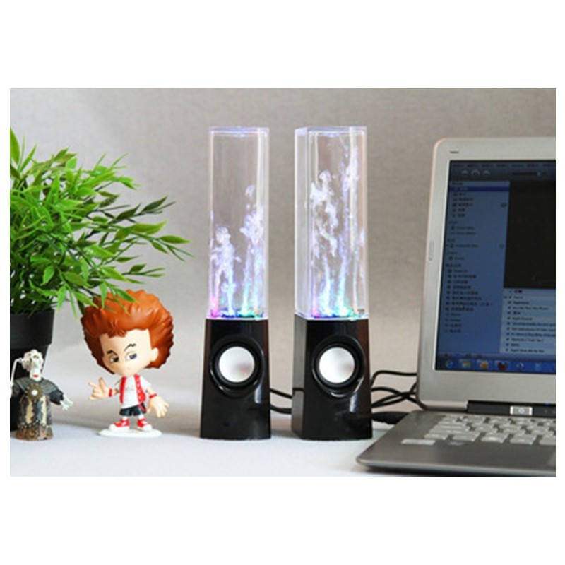 Dancing Water Speaker LED Light Fountain Speaker Family Party - Image 2