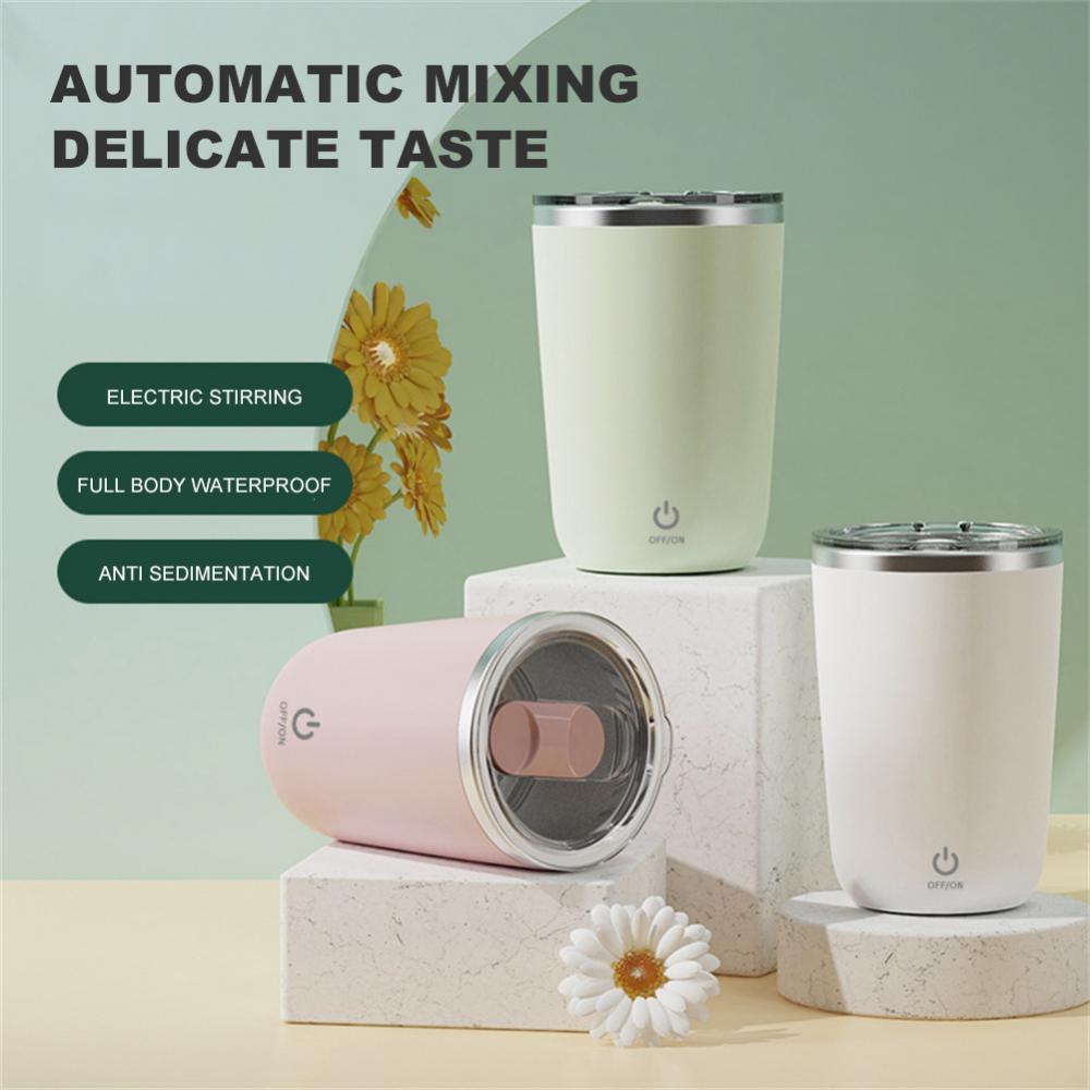 350ml Automatic Self Stirring Mug Coffee Milk Juice Mixing Cup Electric Stainless Steel Lazy Rotating Mug Magnetic Stirring Cup Kitchen Gadgets - Image 5