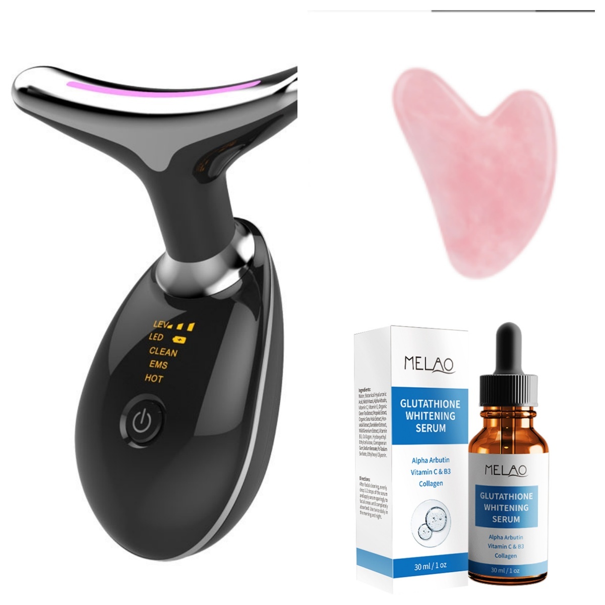 EMS Thermal Neck Lifting And Tighten Massager Electric Microcurrent Wrinkle Remover - Image 4