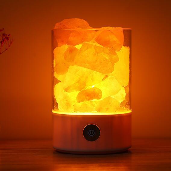 USB Crystal Light Himalayan Salt LED Lamp - Image 3