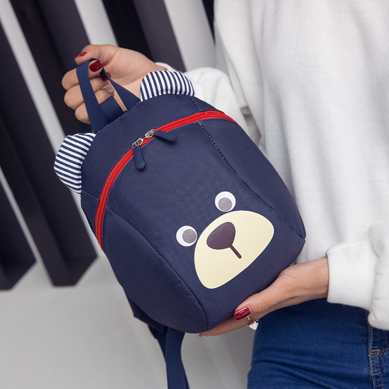 New baby cartoon bear double back 1 to five years old Minilight bag to prevent loss of shoulder bag - Image 3