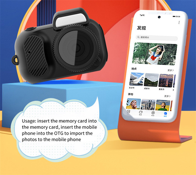 Retro Mini Camera With Screen Indoor Home Outdoor 1080p HD Portable Very Small Camera Video Support Holiday Gifts - Image 9