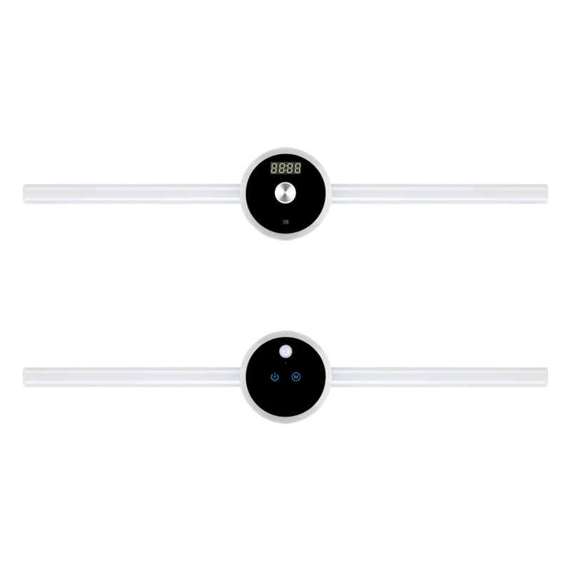 Smart Cabinet Light Clock Timing Sensor Light Removable LED Wardrobe Light Human Body Sensor Light - Image 7