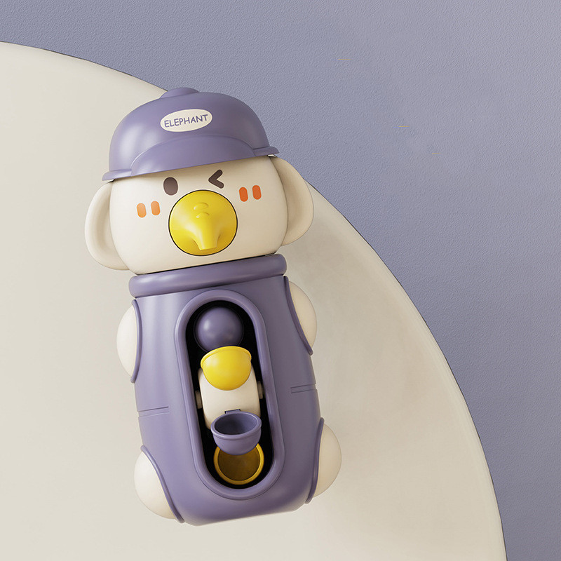 New Cute Duck Elephant Baby Shower Bath Toys Children Water Play Spinner With Suction Cup Waterwheel Games For Kid Bathroom - Image 2