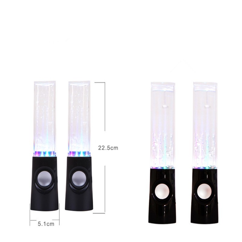 Dancing Water Speaker LED Light Fountain Speaker Family Party - Image 3