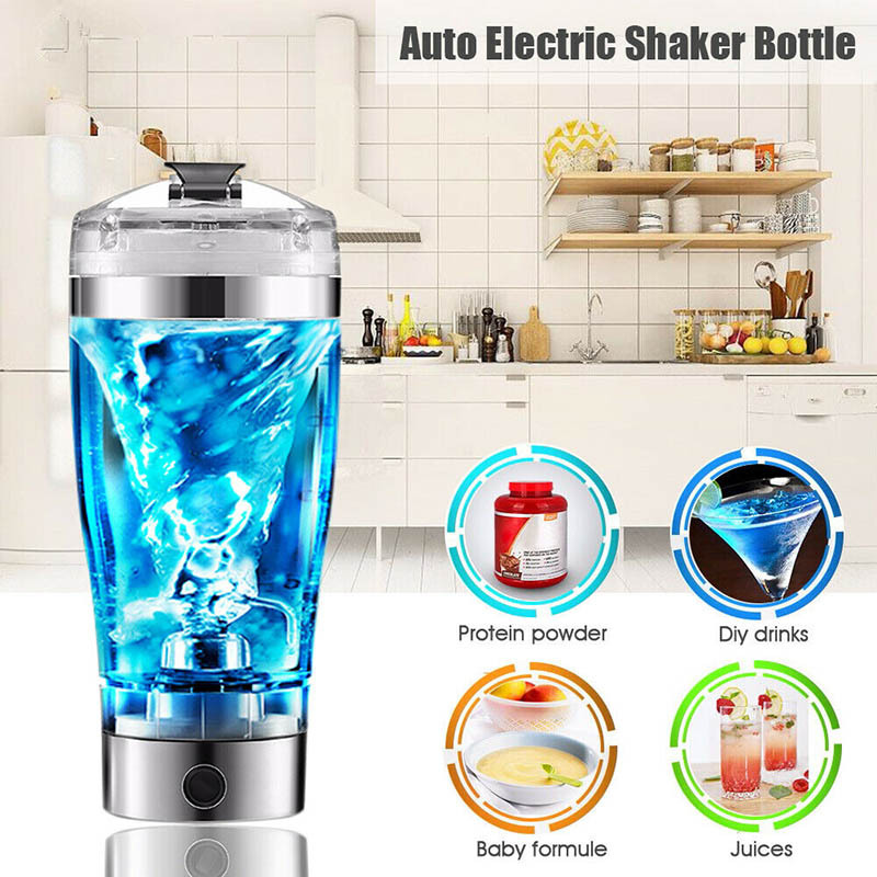 Electric Protein Shake Stirrer USB Shake Bottle Milk Coffee Blender Kettle Sports And Fitness Charging Electric Shaker Cup - Image 10
