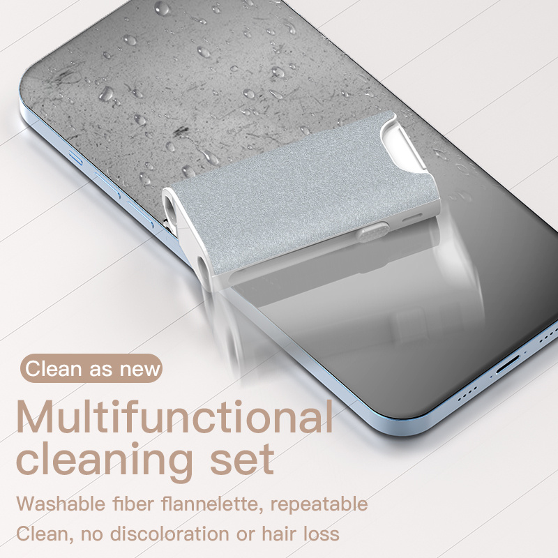 5 In 1 Screen Cleaner Kit Camera Phone Tablet Laptop Screen Cleaning Tools Earphone Cleaning Brush Pen For Office - Image 9