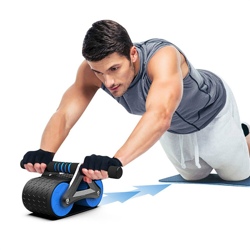 Double Wheel Abdominal Exerciser Women Men Automatic Rebound Ab Wheel Roller Waist Trainer Gym Sports Home Exercise Devices - Image 10