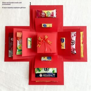 4-in-1 Gift Box Surprise Explosion Snack Box