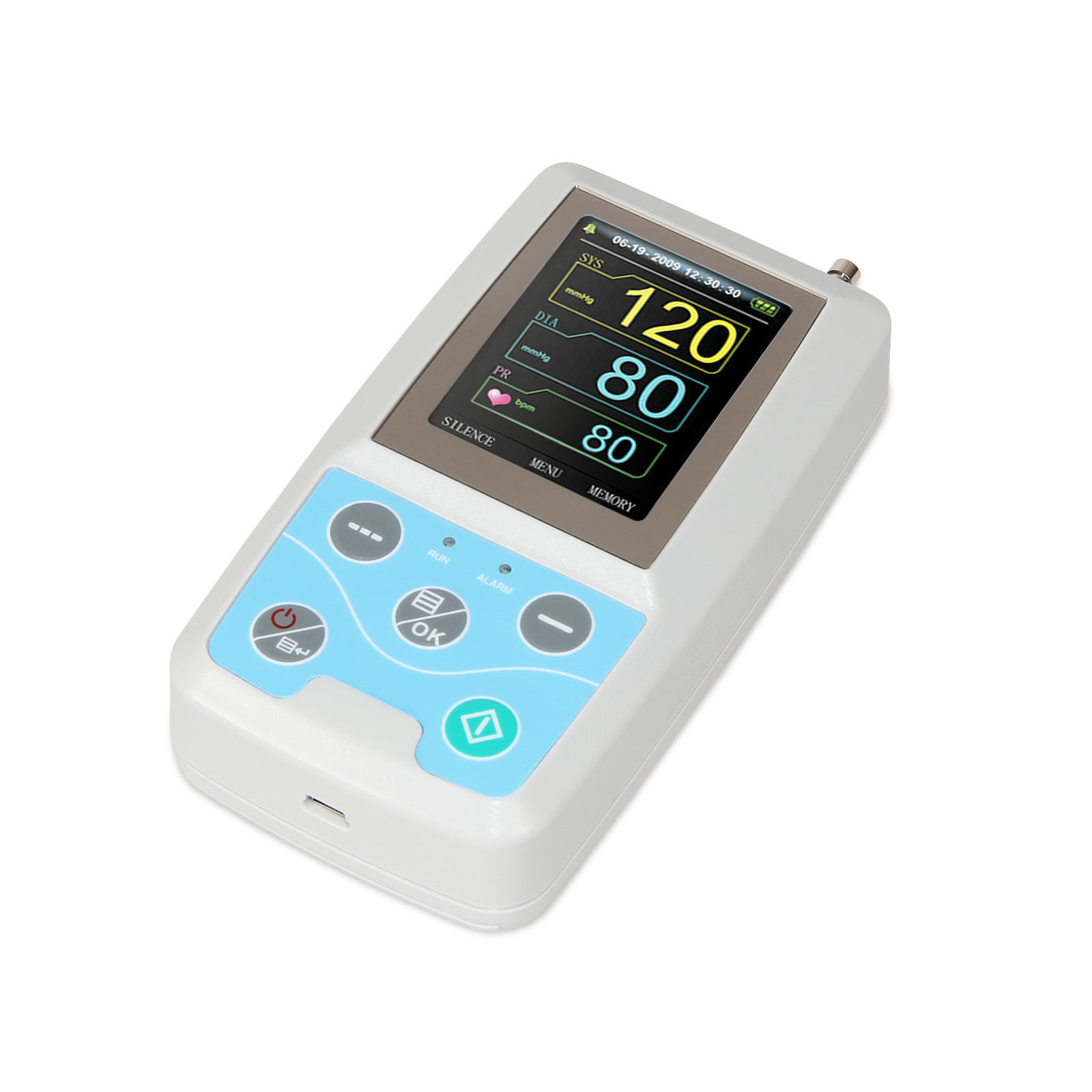 CE FDA Ambulatory Blood Pressure Monitor 24h NIBP Holter ABPM50 3 Cuffs PC Software - Image 7