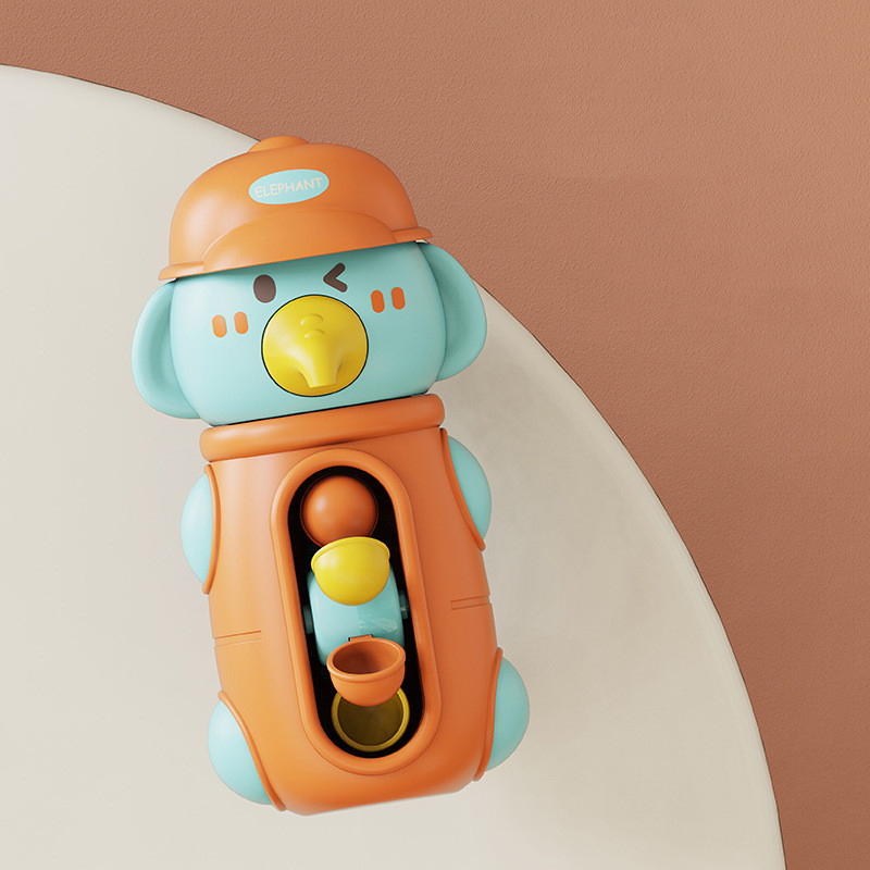 New Cute Duck Elephant Baby Shower Bath Toys Children Water Play Spinner With Suction Cup Waterwheel Games For Kid Bathroom - Image 5