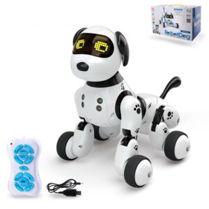 Interactive Electronic Dog Toy – Intelligent Programmable Robotic Puppy with Barking Sound, Self-Standing & Realistic Dog Movements for Kids