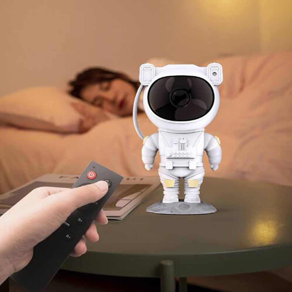 Creative Astronaut Galaxy Starry Sky Projector Nightlight USB Atmospher Bedroom Table Lamp - Image 6