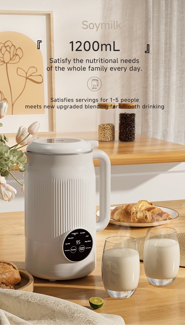 Soybean Milk Machine Multifunction Juicer Portable Blender Automatic Heat Home Soy Milk Maker Kitchen Gadgets - Image 2