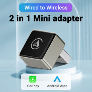 CarPlay Module 2-in-1 Smart Portable In-Car Connectivity Box