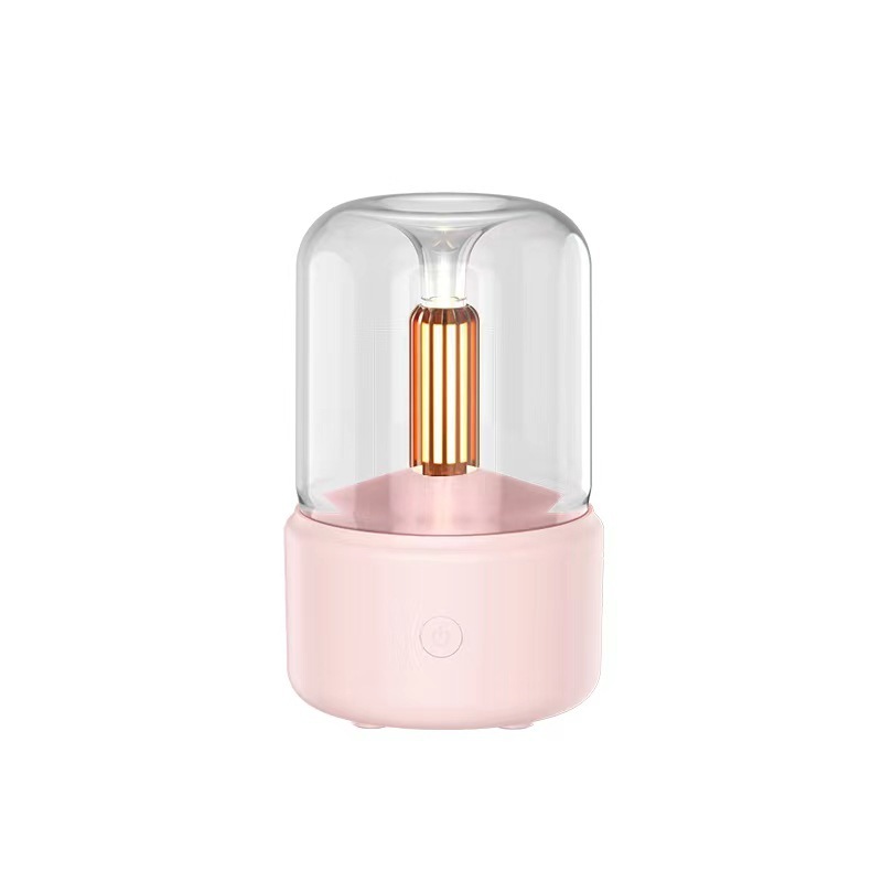 Atmosphere Light Humidifier Candlelight Aroma Diffuser Portable 120ml Electric USB Air Humidifier Cool Mist Maker Fogger 8-12 Hours With LED Night Light - Image 3