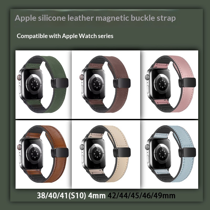 Suitable For Silicone Skin-covered Folding Magnetic-clasp Watch Straps - Image 5