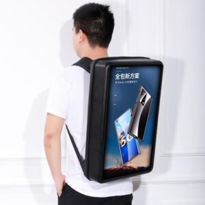 21.5-Inch LED Screen Advertising Backpack – Portable Digital Billboard Display