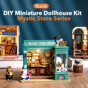 ROBOTIME DIY Miniature Dollhouse Mystic Archives Series Diorama Craft Kit DG155-157