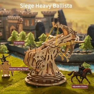 Robotime ROKR Siege Heavy Ballista 3D Wooden Puzzle War Game Assembly Toys Gifts for Children Boys Kids KW401 Dropshipping