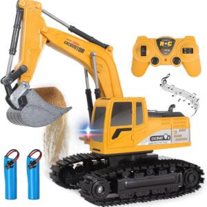 AU RC Digger Remote Controlled Excavator Construction Vehicle Truck Car Kids Gifts, The Logistics Will Be Send Randomly